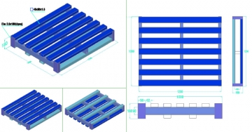 Pallet sắt dạng hộp